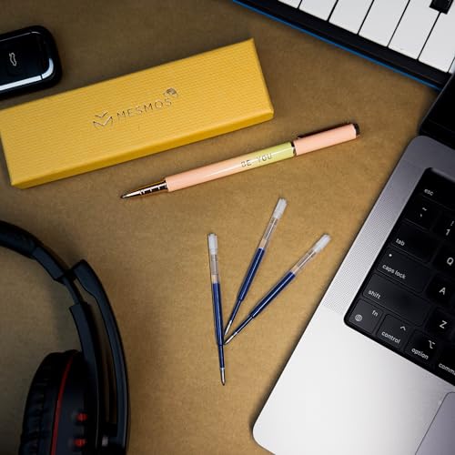 6 Pack 3.9 inch 1.0mm Black Ballpoint Pen Refills M210