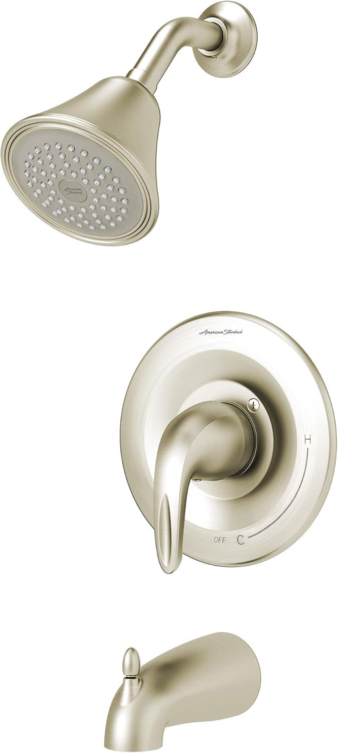 Polished Chrome 3 Tub Trim Kit with Shower Head and Cartridge I390404