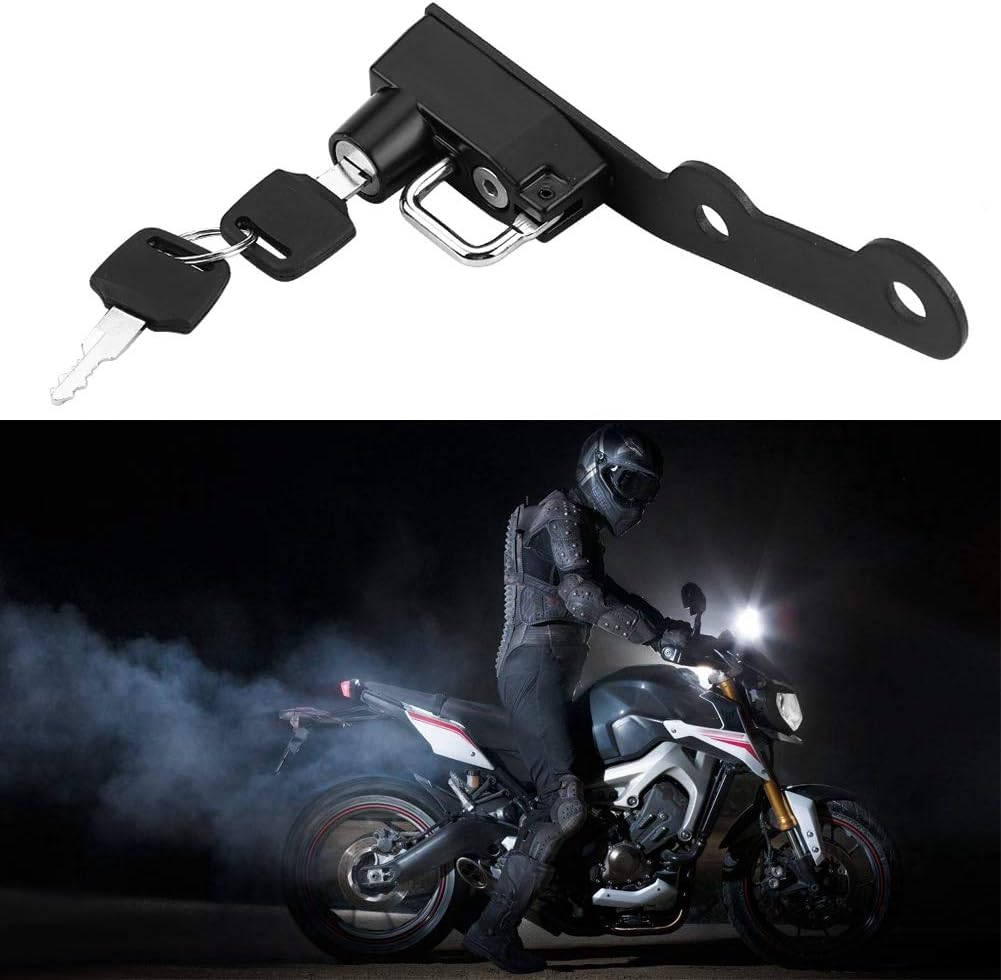 Motorcycle Helmet Lock Alloy Anti-Theft Security Lock U861580
