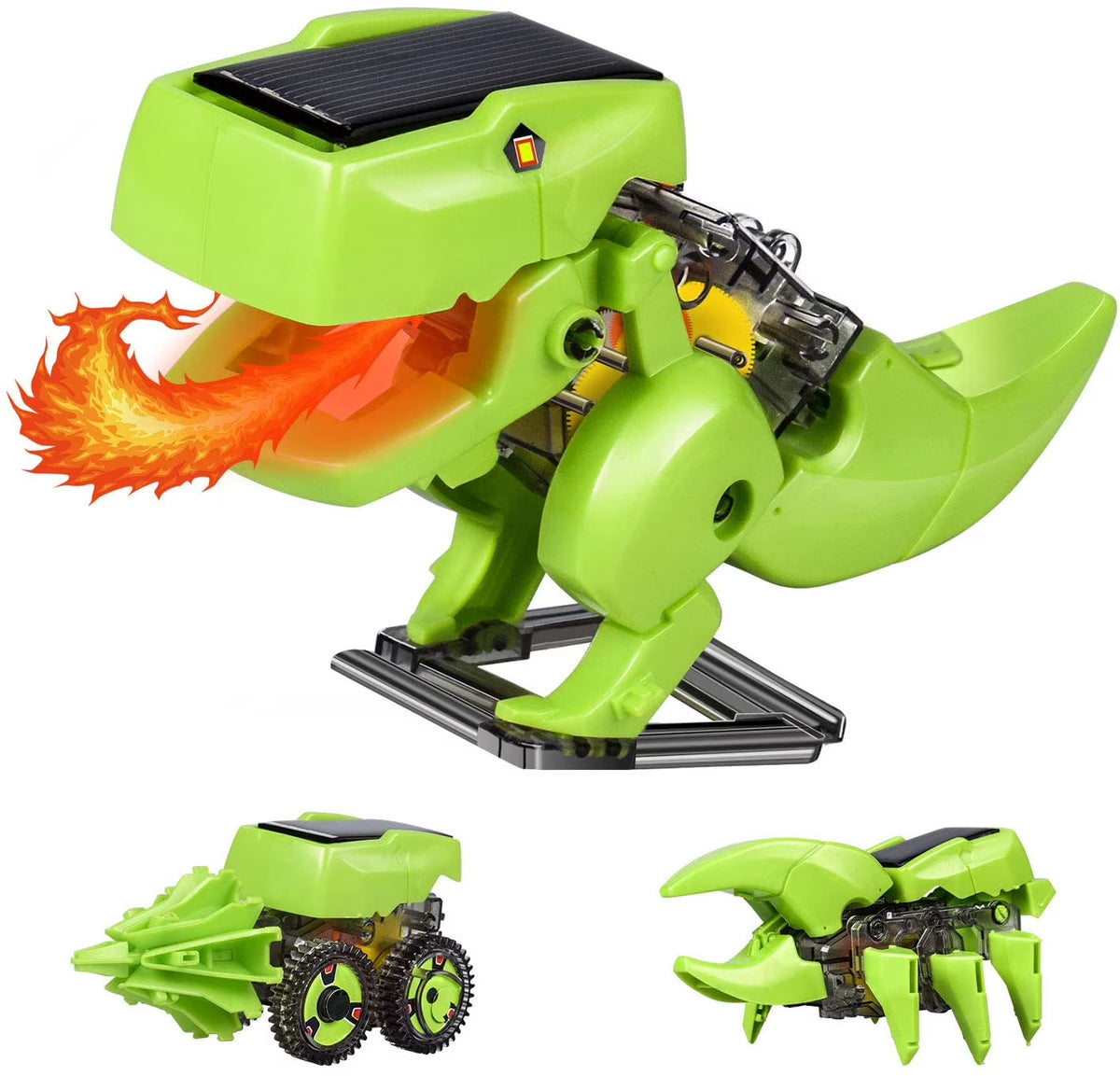 STEM Robot Building Toy Science Kit 3 in 1 Solar Dinosaur Desk Robot K5796
