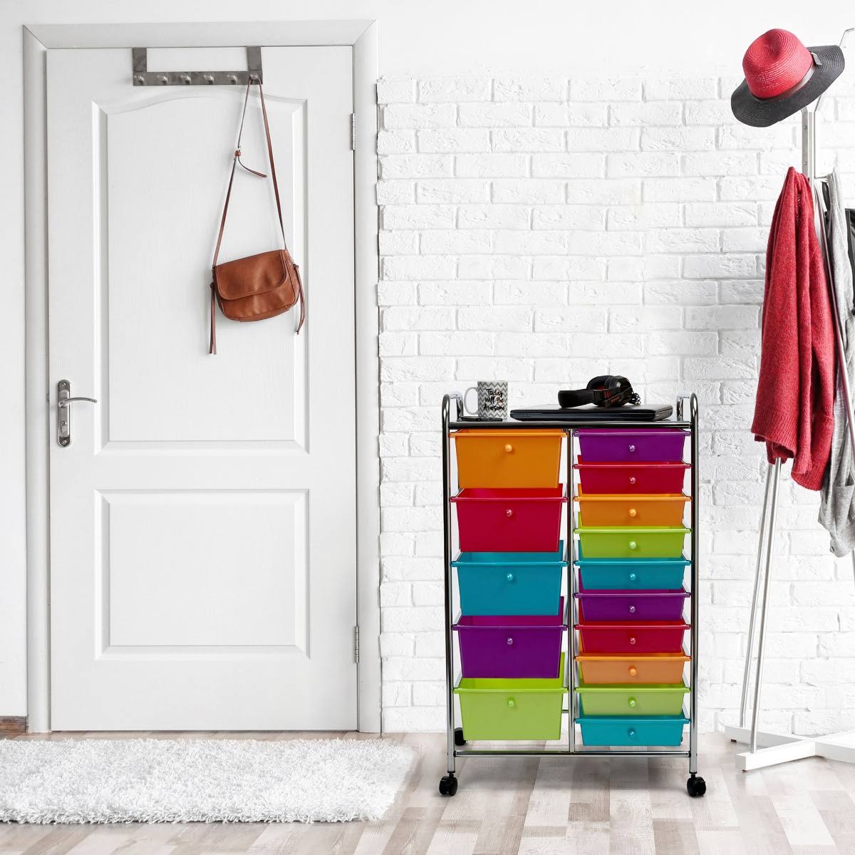 15 Drawer Organizer Cart J2361