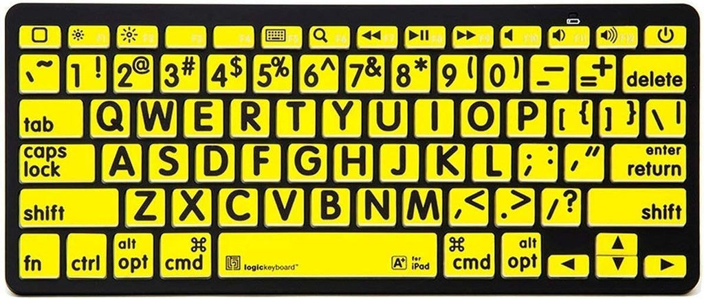 Bluetooth Black on Yellow Wireless Mini Keyboard U693