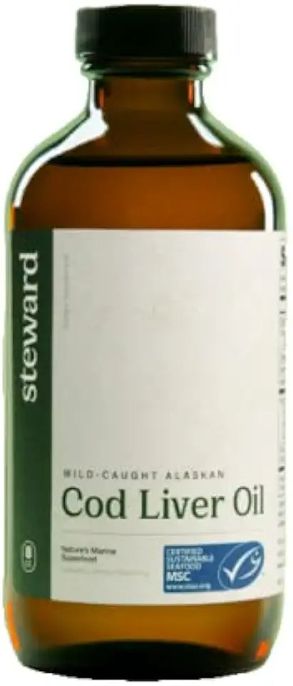 Wild-Caught Alaskan Liquid Cod Liver Oil 8 oz M60613