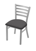 18x22 Chair with Anodized Nickel Finish and Graph Poppy Seat A1220