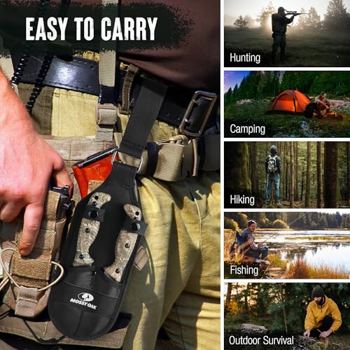 4 Pcs Hunting Knife Set with Portable Sheath N699