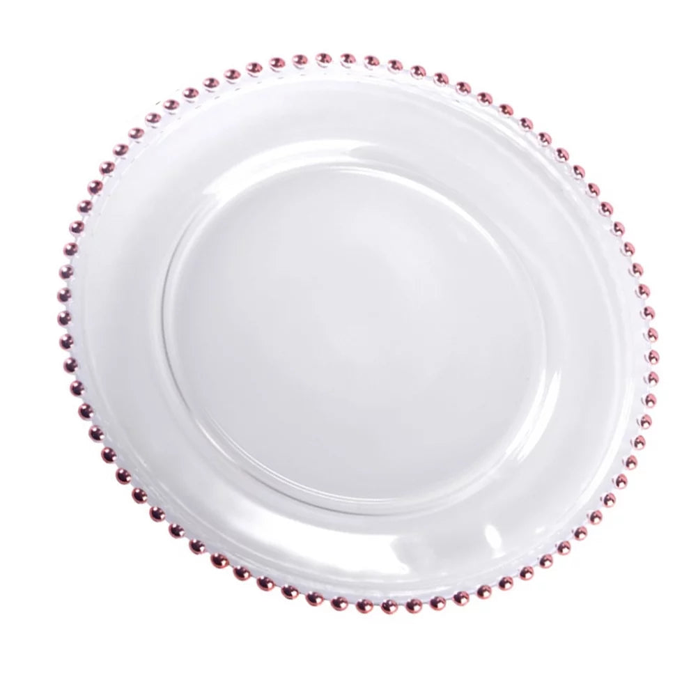 Clear Glass Dinner Plate D783