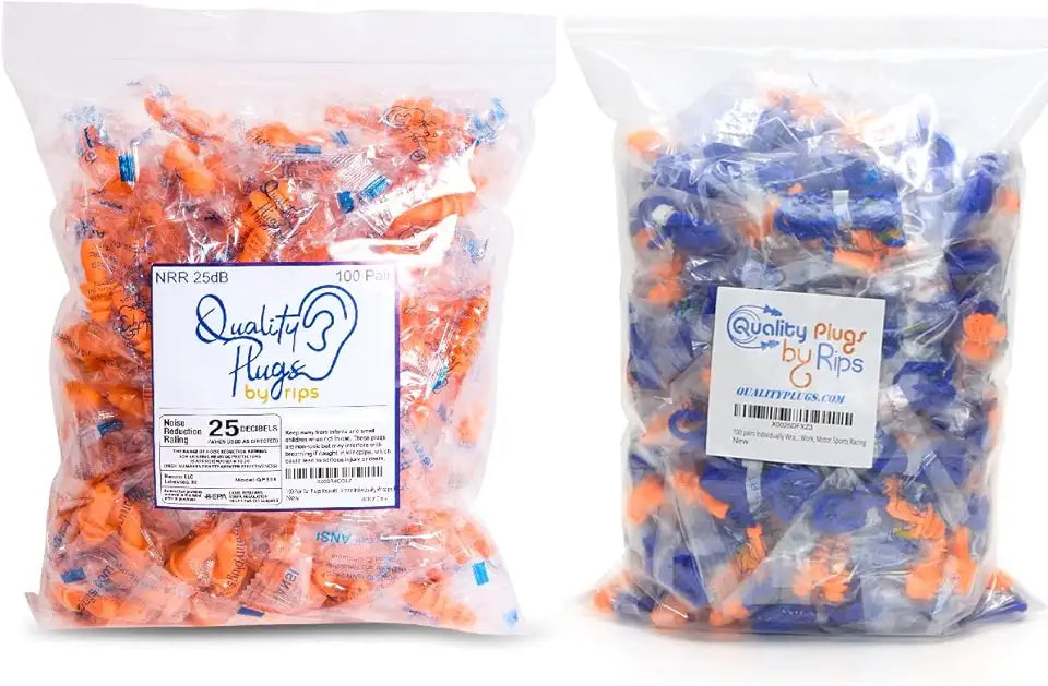 100 Pairs Reusable Corded Ear Plugs T50471