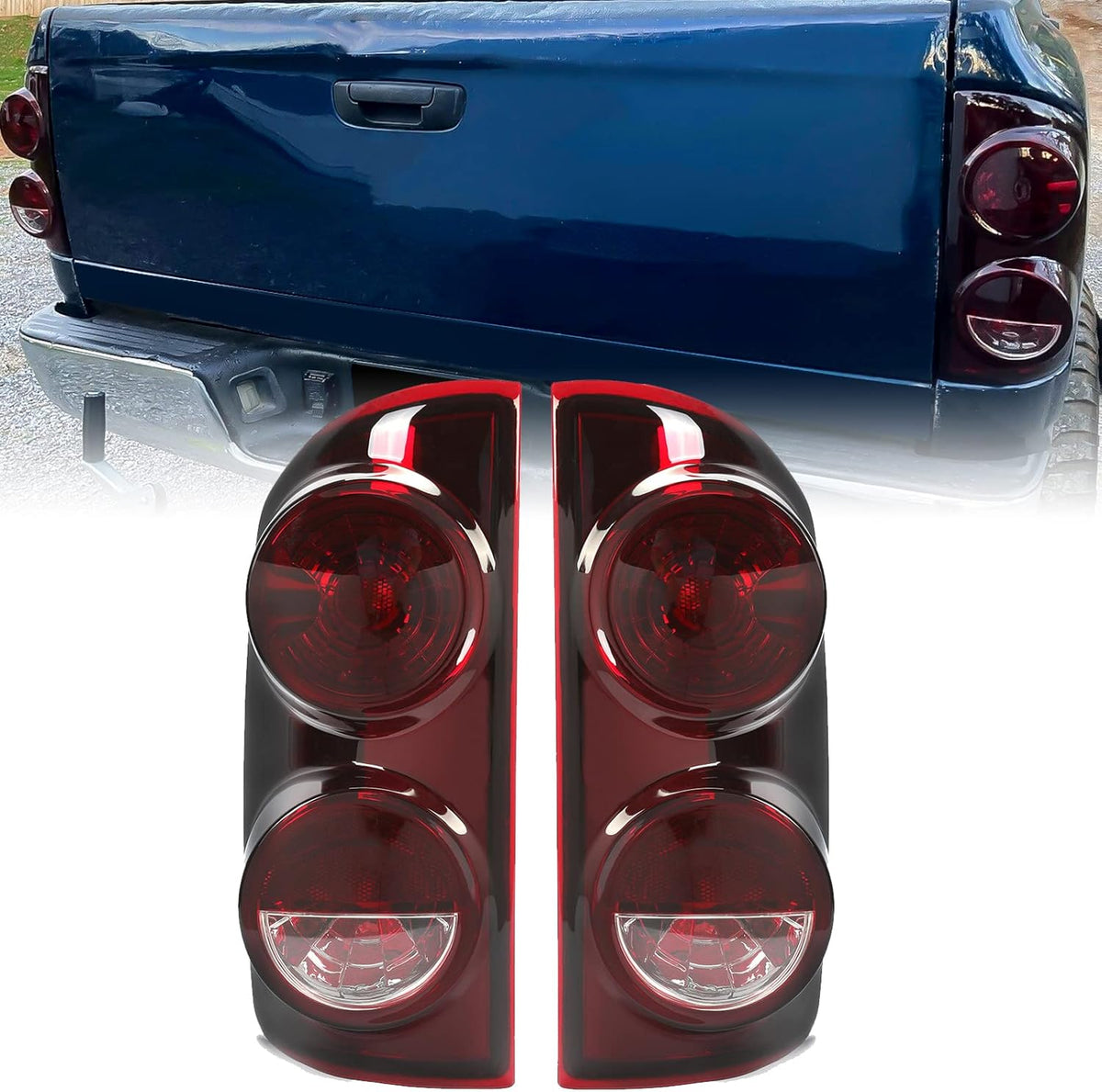 Tail Light Compatible with 2007-2009 Dodge Ram Pickup I794