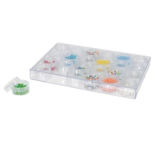 9.5x22 Bead Storage Case with Jars G71575