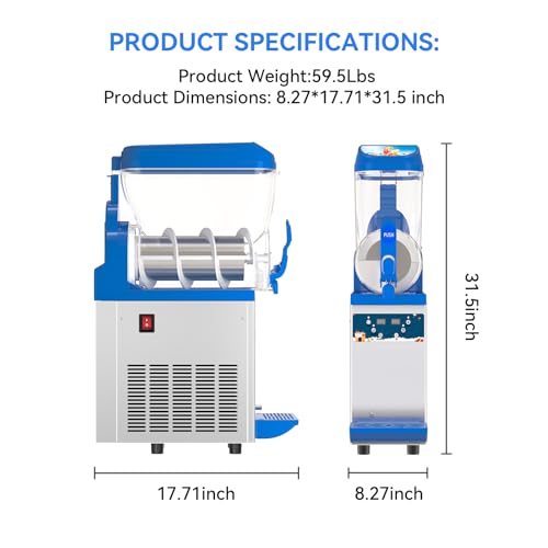 30L 304 Stainless Steel Commercial Slushy Machine J997