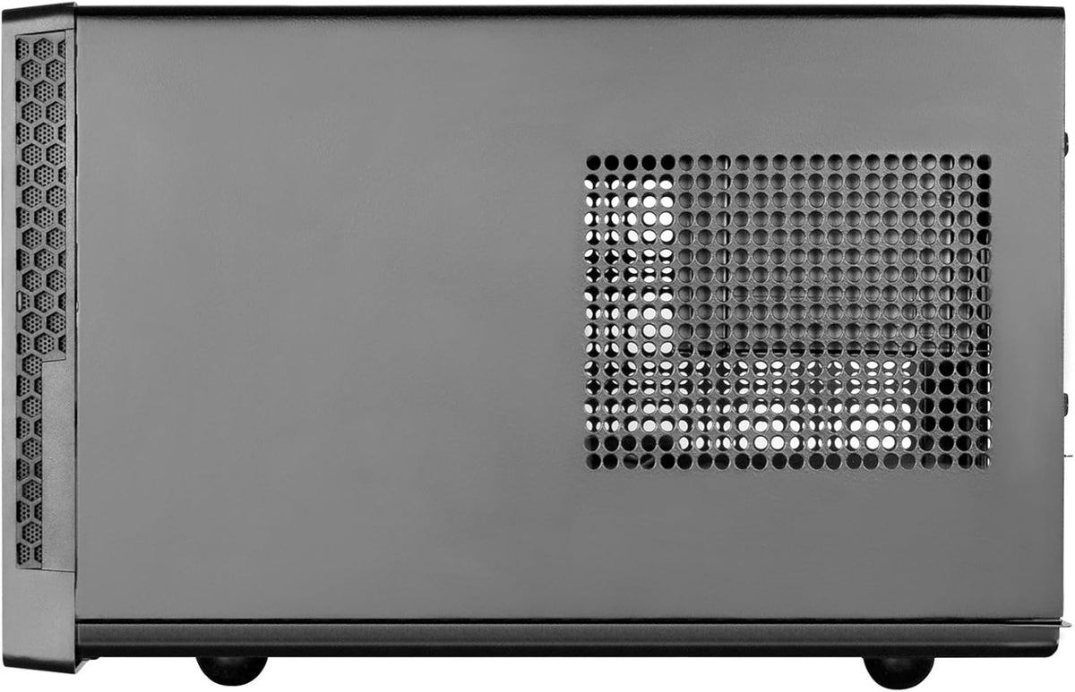Black Ultra Compact Mini-ITX Computer Case with Mesh Front Panel E283300