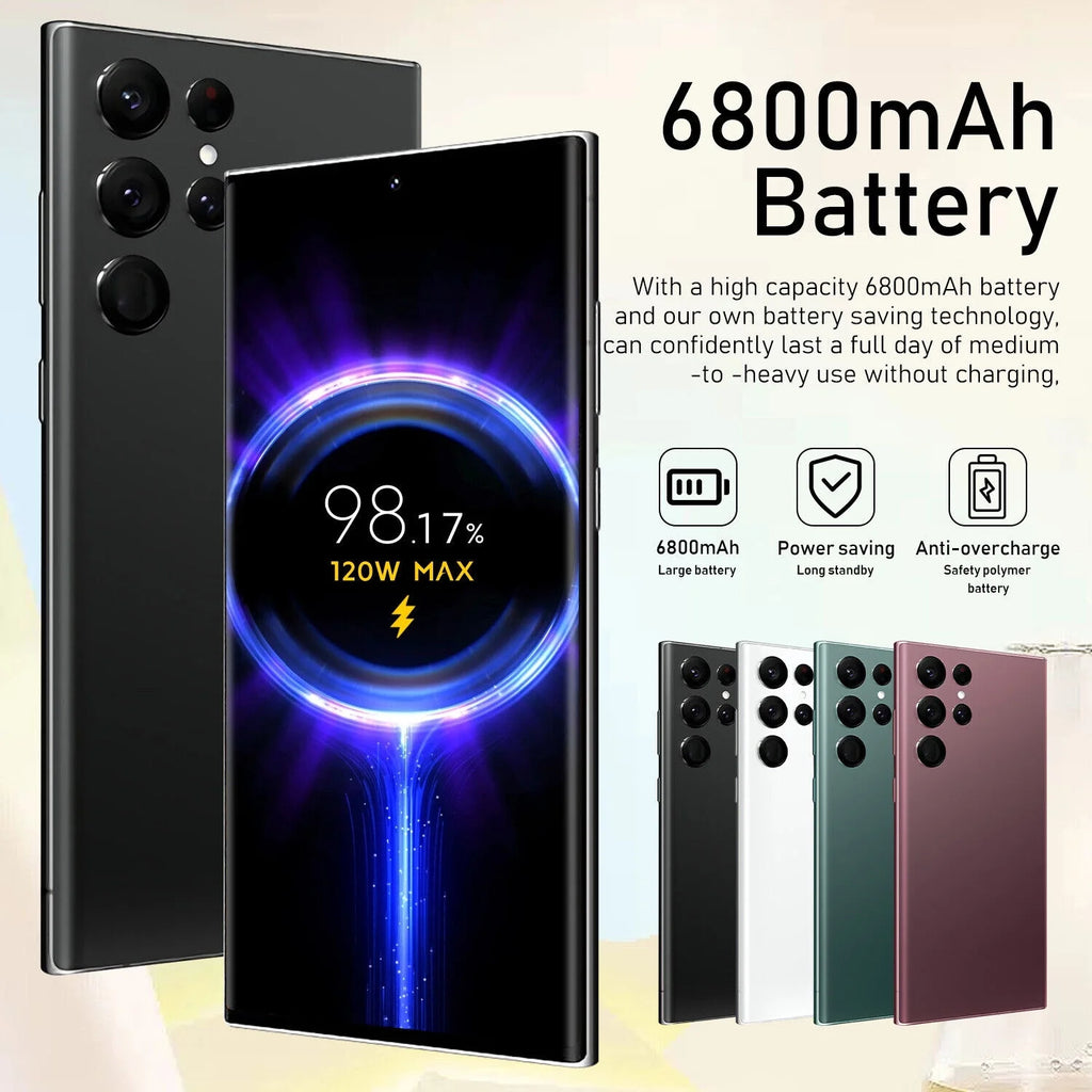 7.3" Smartphone 3GB+64GB Unlocked Android 13 Mobile Phones C281