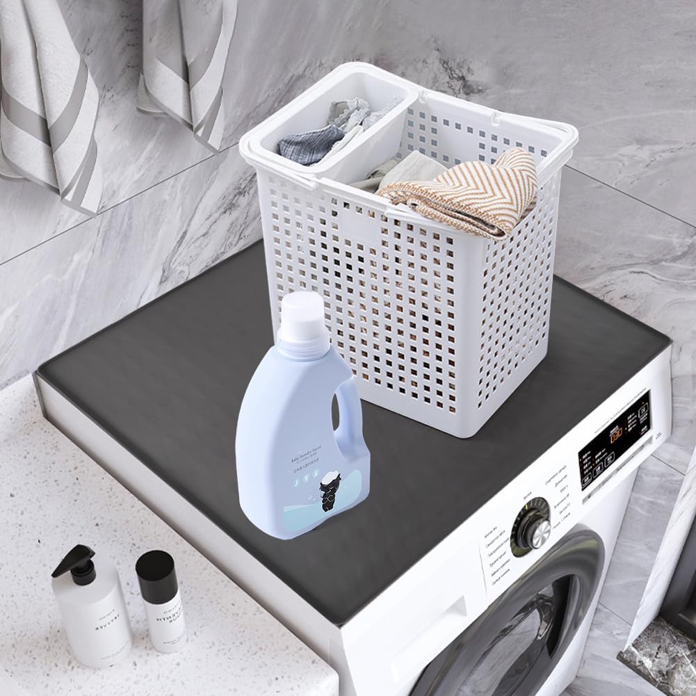 23.6'' x 19.7'' Silicone Non-slip Washer and Dryer Top Protector Mat J62001