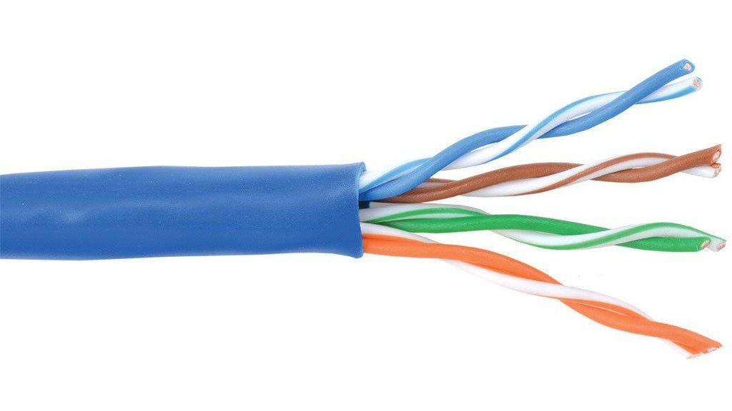 Cat5e Plenum Cable, Green, 1000 Feet H54922