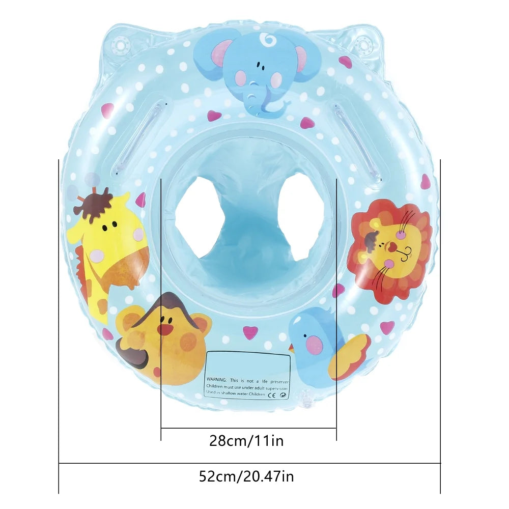 Blue Inflatable PVC Baby Swimming Pool Ring A5124