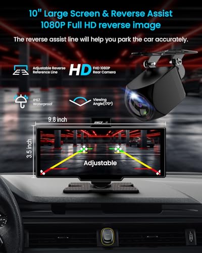 10'' Portable Apple Carplay Car Stereo Touch Screen Z859