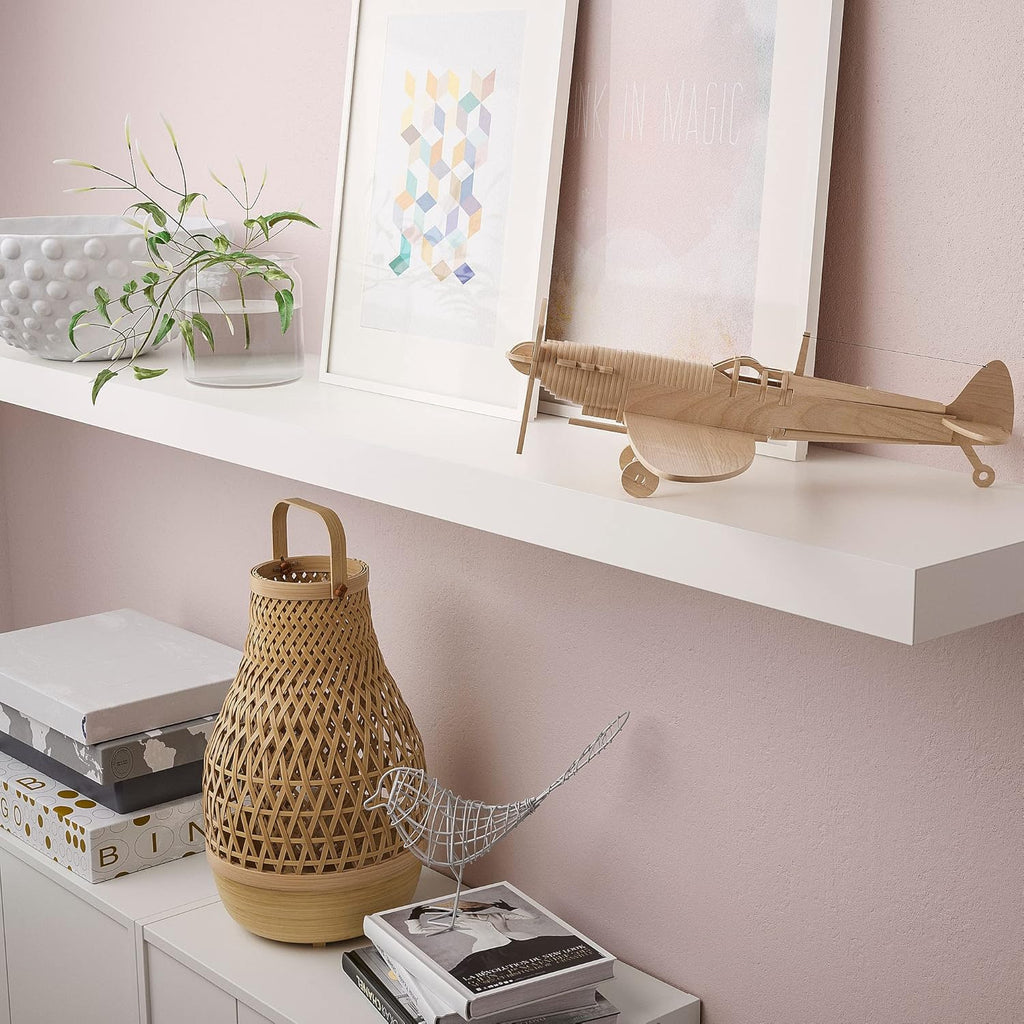 White Wall Shelf (26x110 cm) N5140