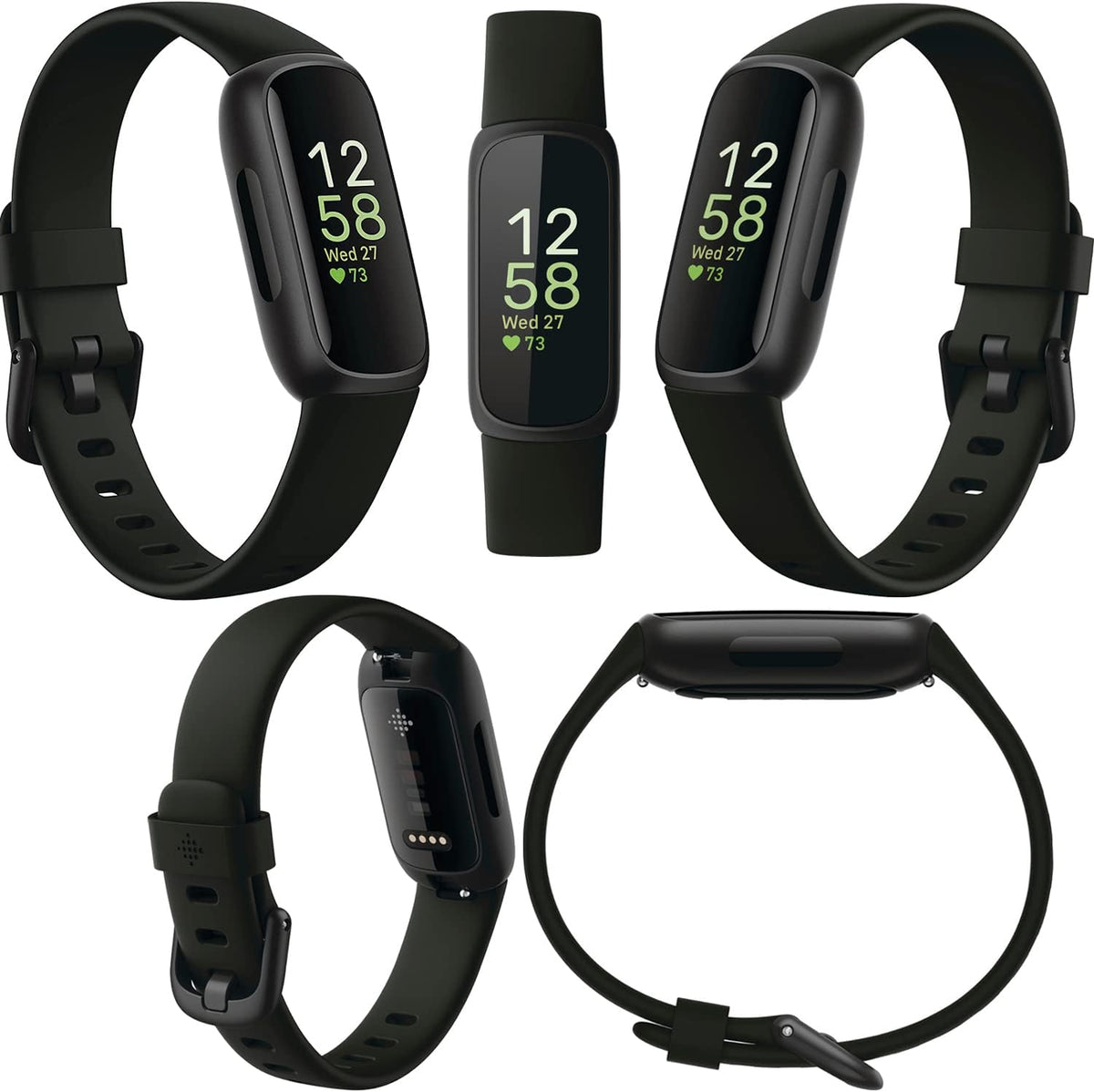 Black Activity Tracker with Heart Rate Q49927