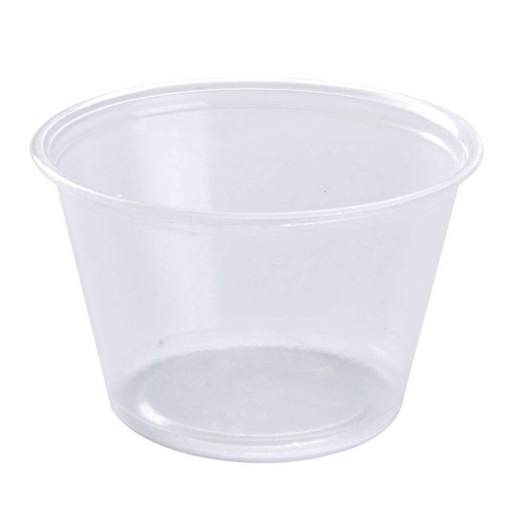 Clear 4 oz Polypropylene Souffle Cup Q333473