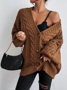 Chunky Knit Sweater and Pants Set K1110