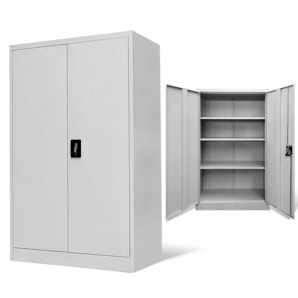Steel Gray Office Cabinet A7512