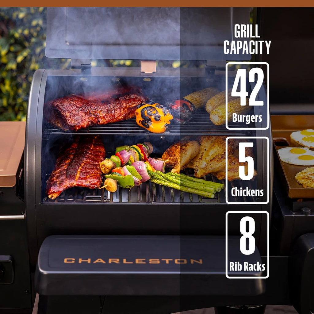 Wood Pellet Grill/Gas Griddle Combo H75125