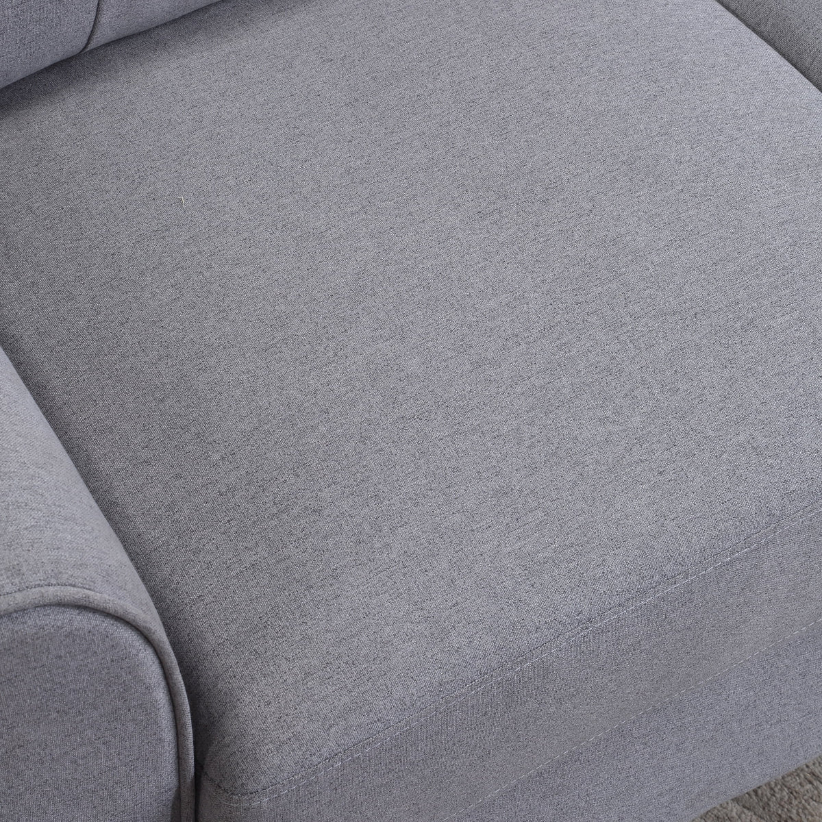Light Grey-Blue Linen Upholstered Armchair A88705