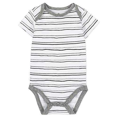 5-pack Short Sleeve Bodysuits 100% Organic Cotton B64081