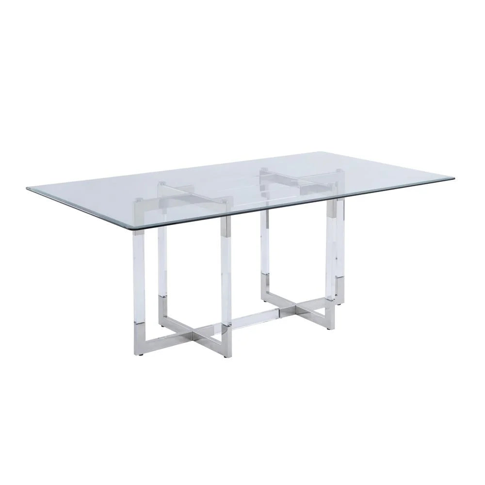 Glass Top Dining Table U8435