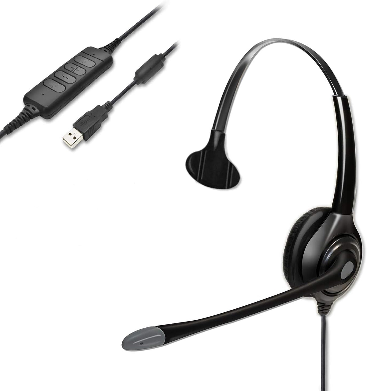 USB Headset with Microphone Noise Cancelling Pack of 2 C2727