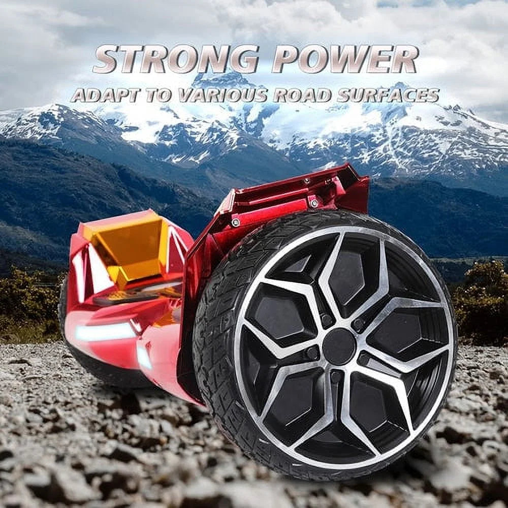 8.5" Bluetooth Hoverboard with Metal Wheels and LED Lights X194984