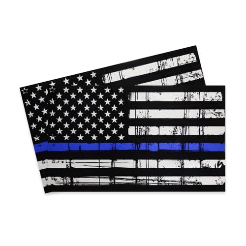 2PCS Reflective American US Flag Decal 5"×3" U37418