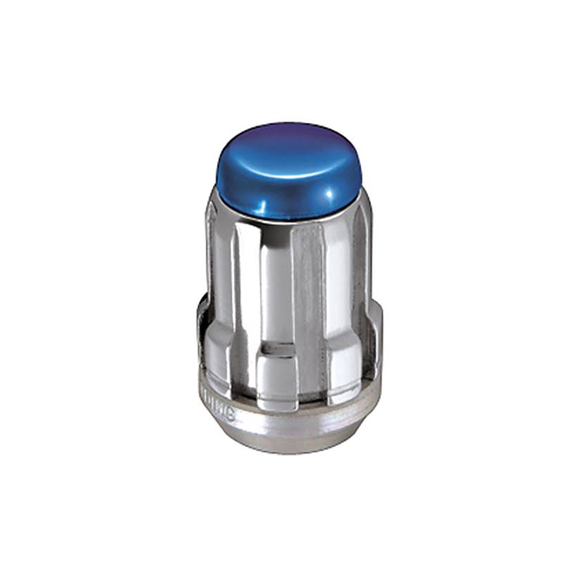 Lug Nut Box 50 M12X1.25 Cone Seat Blue Cap T1505