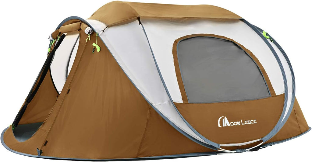 4 Person Pop up Tent Waterproof Tent with Ventilated Mesh Windows G849921