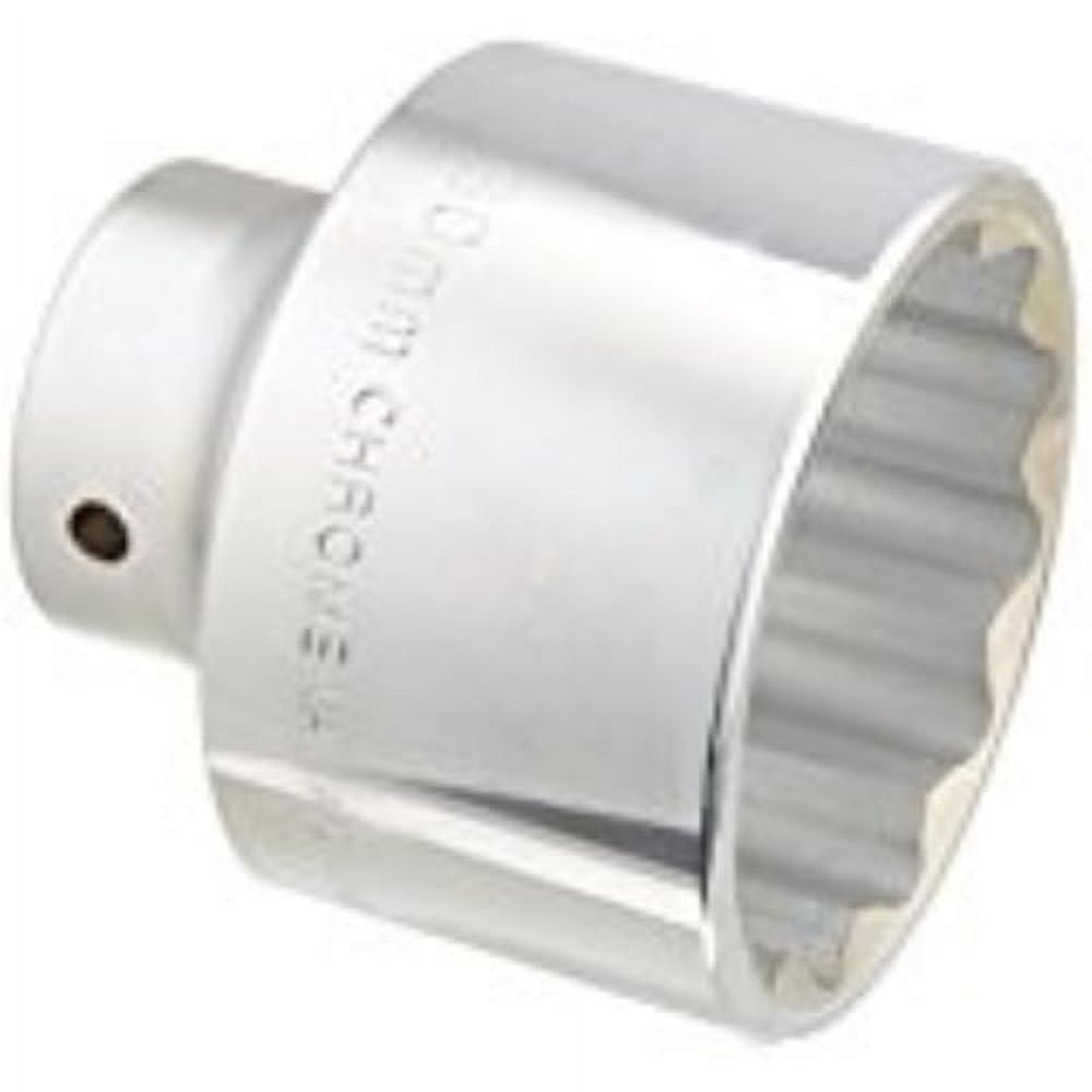 60 mm 12-Point Chrome Vanadium Steel Socket M3304