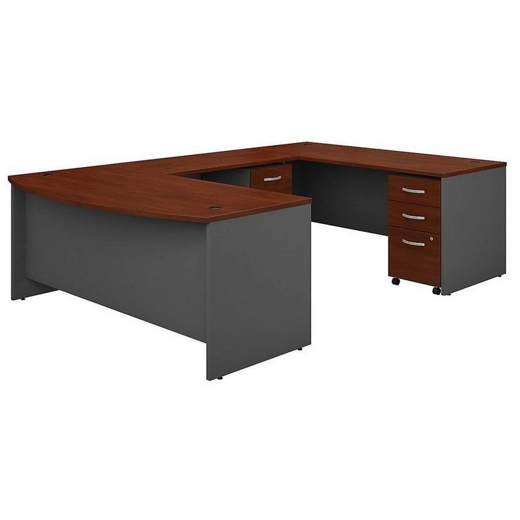 72" U-Shaped Desk with Pedestal I9274