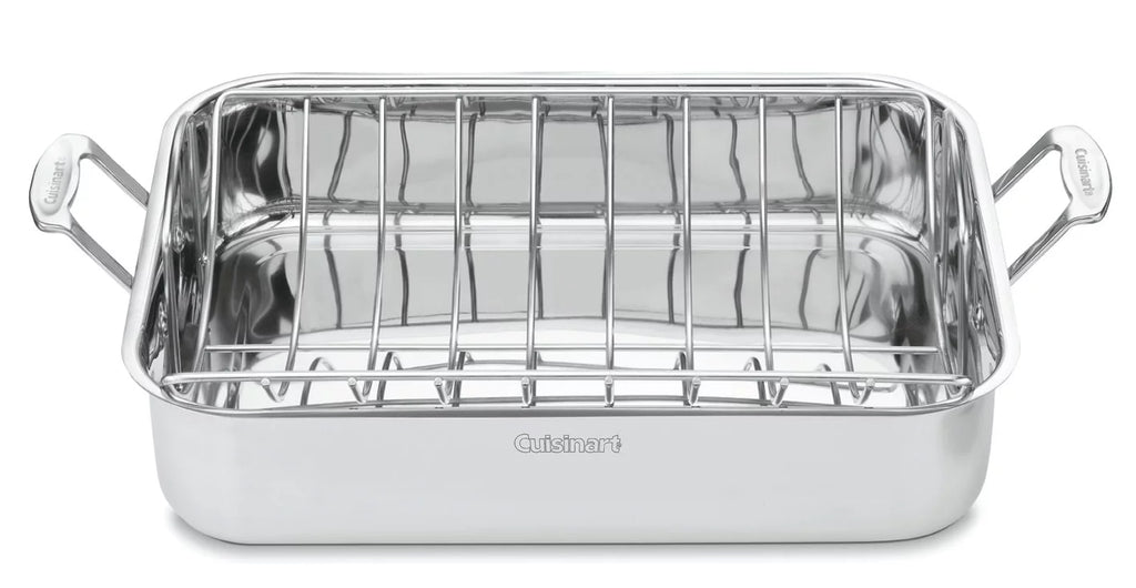 Stainless Steel 16" Roasting Pan with Rack A963
