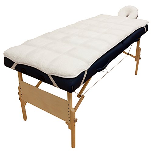 Deluxe Quilted Fleece Massage Table Pad Set with Face Cradle Cover V181
