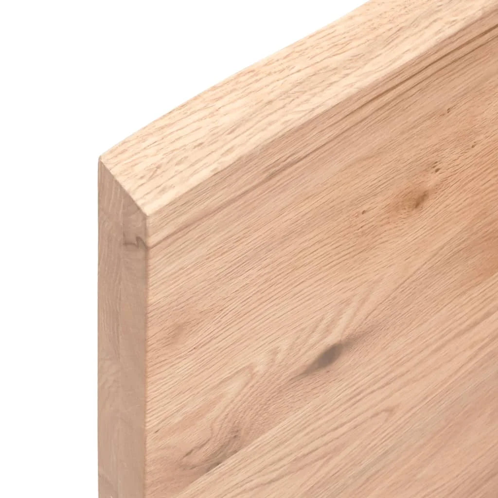 Light Brown Oak Wood Wall Shelf V49282