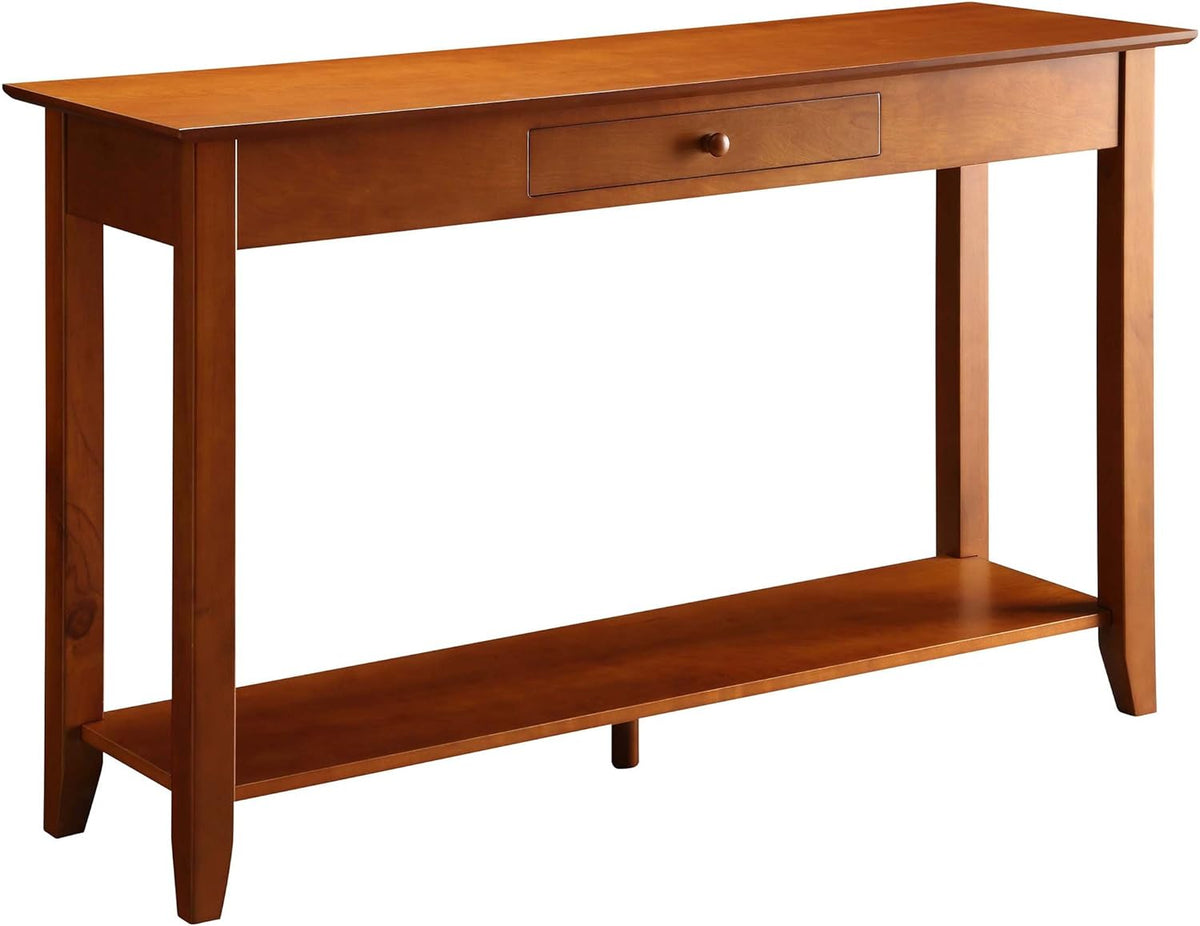 Black Console Table with Drawer Q444801
