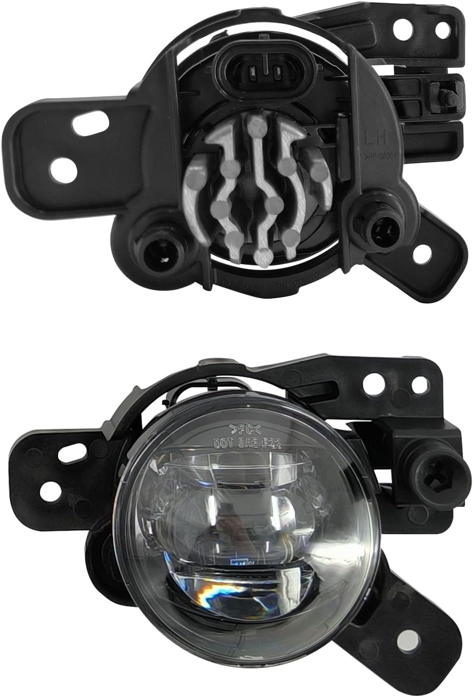 Front Fog Light Assembly with Bezel Cover and Harness for Chevy Colorado 2023 2024 T697756