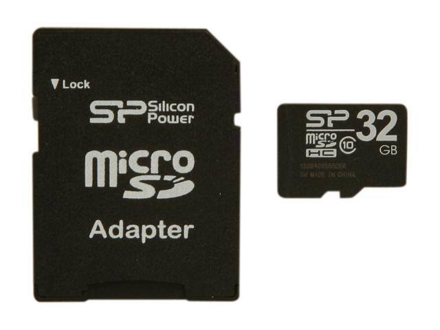 32GB microSDHC Class 10 Memory Card with SD Adapter J916179