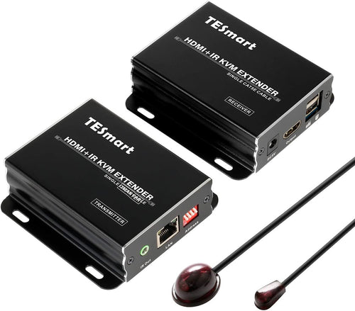 1080P HDMI KVM Extender over IP Cat5e Cat6 with IR Pass Through E872