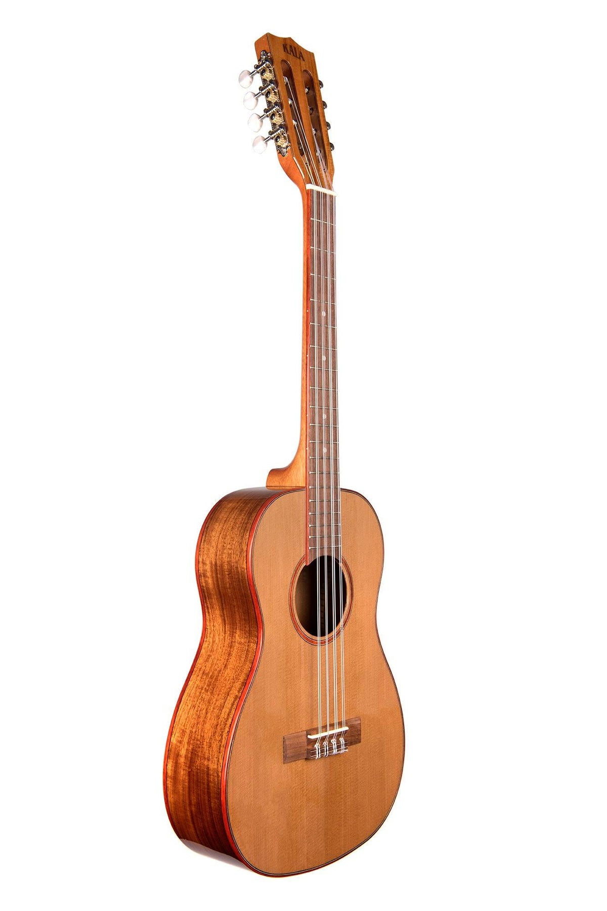 Solid Cedar Acacia 8 String Baritone Ukulele D7779
