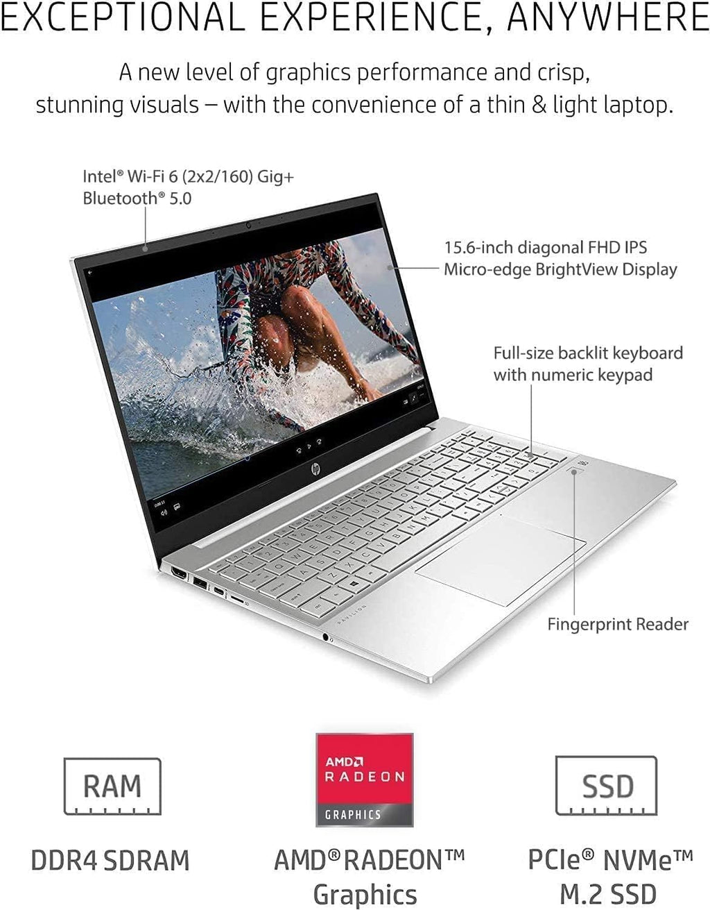 15.6" Full HD AMD Ryzen 7 16GB RAM 1TB SSD Silver Laptop C1520