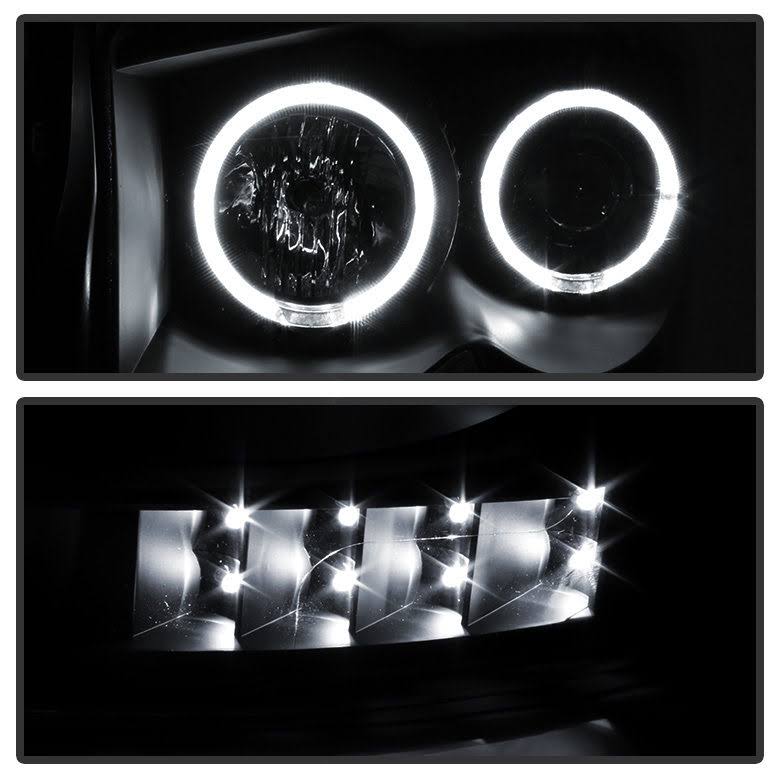 Black Halo Projector Headlights L2113