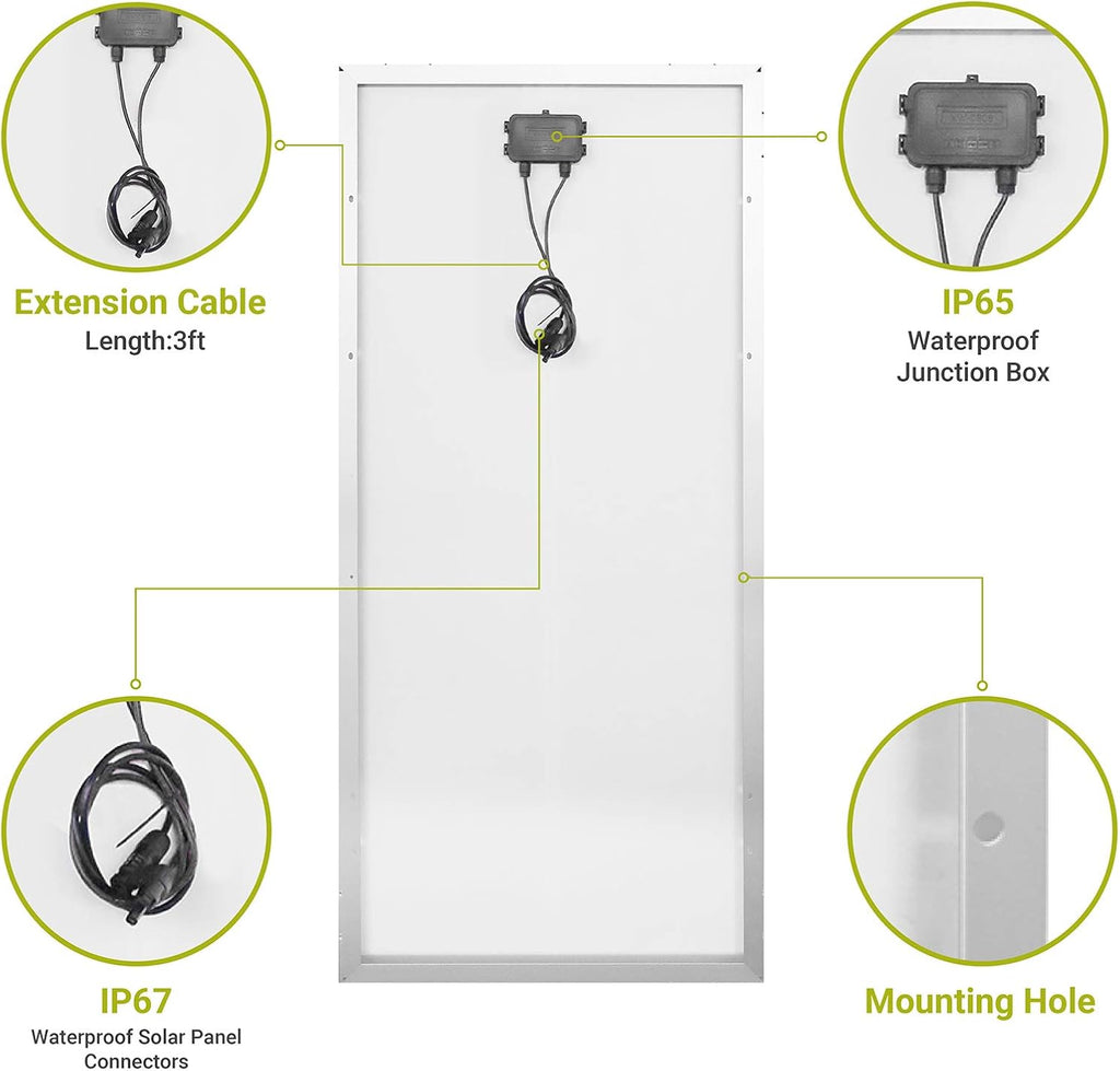 180W Monocrystalline Solar Panel V184