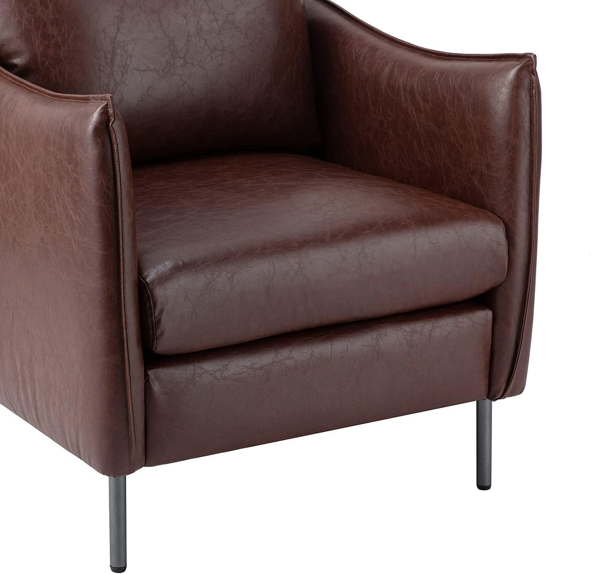 Leather Armchair Set Of 2, Brown H539254
