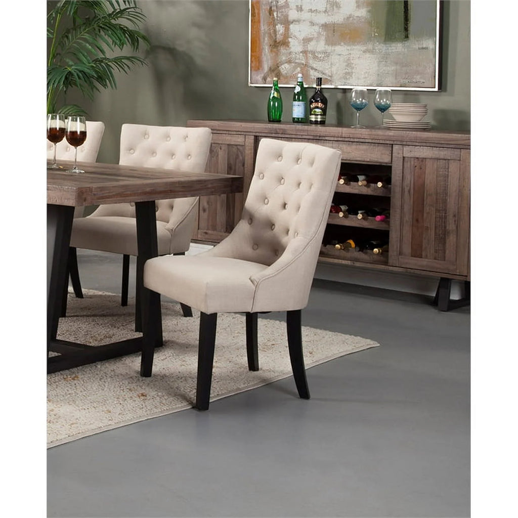 4 Piece Wood Dining Table Chairs & Bench Set Q322288