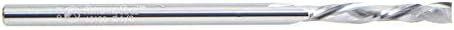 CNC Solid Carbide Compression Spiral 1/8 Dia x 13/16 x 1/8 Shank E972